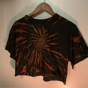 Tye Dye cropped t-shirt